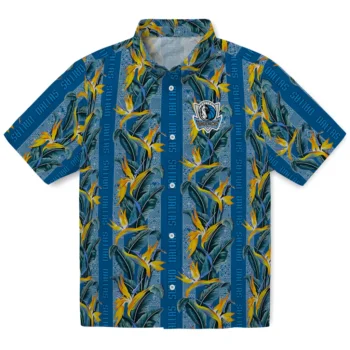 dallas mavericks paradise vines blue hawaiian shirts best selling