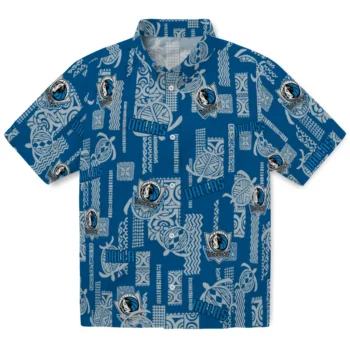 dallas mavericks turtle lines blue hawaiian shirts best selling