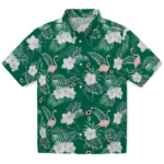 Dallas Stars Hawaiian Shirt – Flamingo and Hibiscus