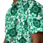 Dallas Stars Hawaiian Shirt – Hibiscus Blooms