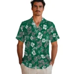 Dallas Stars Hawaiian Shirt – Hibiscus Flower Design
