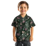 Dallas Stars Hawaiian Shirt – Hibiscus Leaves Pattern