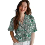 Dallas Stars Hawaiian Shirt – Hibiscus Overlay