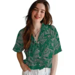 Dallas Stars Hawaiian Shirt – Monstera Layer