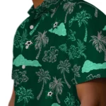 Dallas Stars Hawaiian Shirt – Palm And Clouds