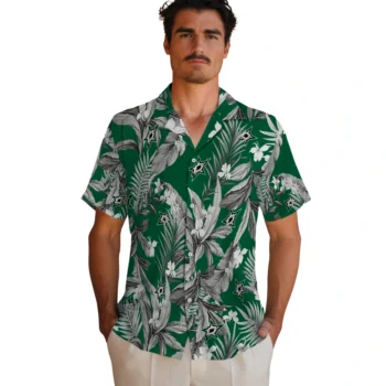 dallas stars palm leaves green hawaiian shirts fashion forward