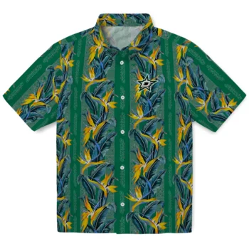 dallas stars paradise vines green hawaiian shirts best selling