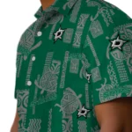 Dallas Stars Hawaiian Shirt – Turtle Lines