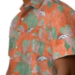 Denver Broncos Hawaiian Shirt – Anthurium Overlay