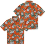 Denver Broncos Hawaiian Shirt – Flamingo and Hibiscus