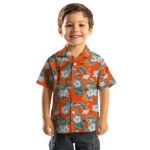 Denver Broncos Hawaiian Shirt – Flamingo and Hibiscus