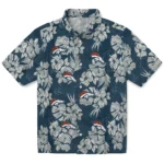 Denver Broncos Hawaiian Shirt – Hibiscus Flowers