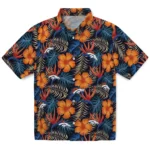 Denver Broncos Hawaiian Shirt – Hibiscus Foliage
