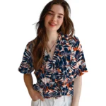 Denver Broncos Hawaiian Shirt – Hibiscus Overlay