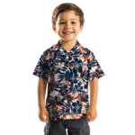 Denver Broncos Hawaiian Shirt – Hibiscus Overlay