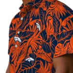 Denver Broncos Hawaiian Shirt – Monstera Layer