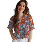 Denver Broncos Hawaiian Shirt – Palm Leaves