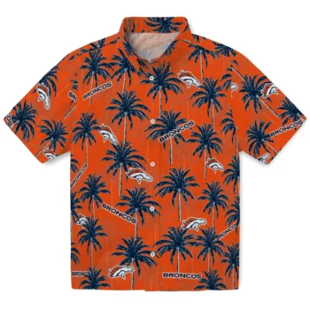 denver broncos palm grove orange hawaiian shirts best selling
