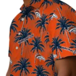 Denver Broncos Hawaiian Shirt – Palm Tree Motif