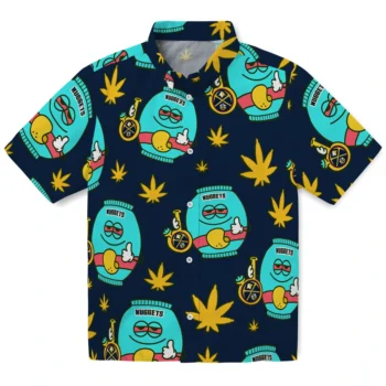 denver nuggets bong smile blue hawaiian shirts best selling