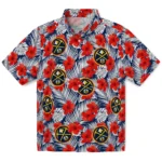 Denver Nuggets Hawaiian Shirt – Hibiscus Fiesta