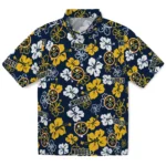 Denver Nuggets Hawaiian Shirt – Hibiscus Flower Design
