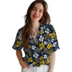 Denver Nuggets Hawaiian Shirt – Hibiscus Flower Design