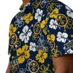 Denver Nuggets Hawaiian Shirt – Hibiscus Flower Design