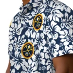 Denver Nuggets Hawaiian Shirt – Hibiscus Motif
