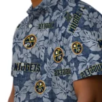 Denver Nuggets Hawaiian Shirt – Hibiscus Oasis