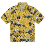 Denver Nuggets Hawaiian Shirt – Hibiscus Overlay