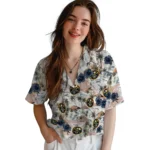 Denver Nuggets Hawaiian Shirt – Hibiscus Seaside