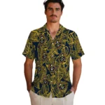 Denver Nuggets Hawaiian Shirt – Leaf Outline