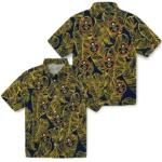 Denver Nuggets Hawaiian Shirt – Leaf Outline