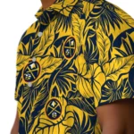 Denver Nuggets Hawaiian Shirt – Monstera Layer