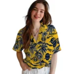 Denver Nuggets Hawaiian Shirt – Palm Sunset