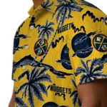 Denver Nuggets Hawaiian Shirt – Palm Sunset