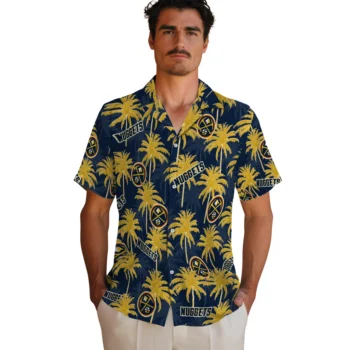 denver nuggets palm grove blue hawaiian shirts fashion forward