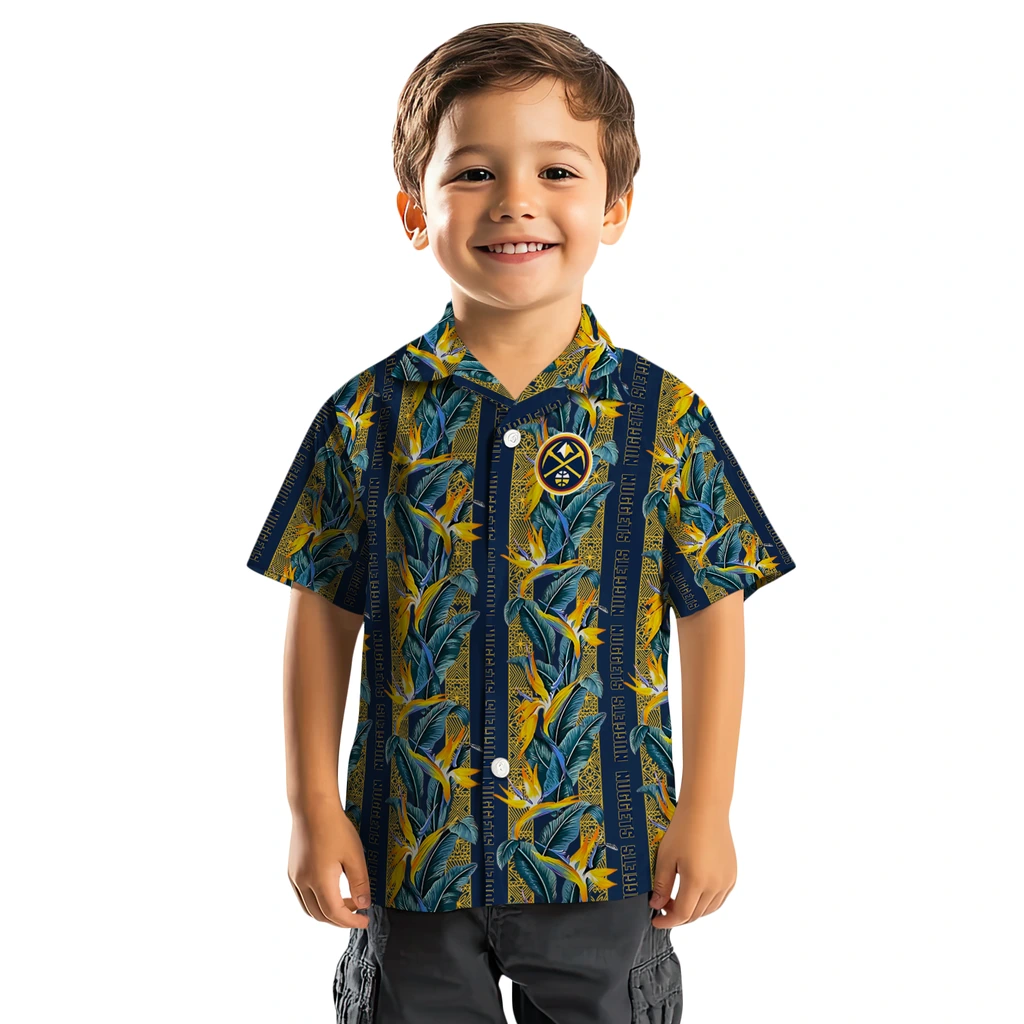 Denver Nuggets Hawaiian Shirt - Paradise Vines denver nuggets paradise vines blue hawaiian shirts top rated