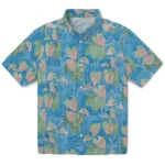 Detroit Lions Hawaiian Shirt – Anthurium Overlay