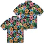 Detroit Lions Hawaiian Shirt – Brilliant Hibiscus Garden