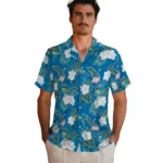 Detroit Lions Hawaiian Shirt – Flamingo and Hibiscus