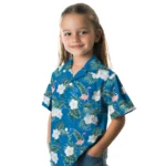 Detroit Lions Hawaiian Shirt – Flamingo and Hibiscus