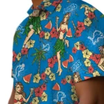 Detroit Lions Hawaiian Shirt – Hawaiian Girls Design
