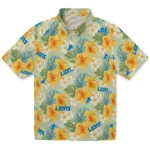 Detroit Lions Hawaiian Shirt – Hibiscus Mood