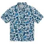 Detroit Lions Hawaiian Shirt – Hibiscus Motif