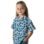 Detroit Lions Hawaiian Shirt – Hibiscus Motif