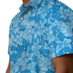 Detroit Lions Hawaiian Shirt – Hibiscus Oasis