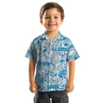 Detroit Lions Hawaiian Shirt – Hibiscus Overlay