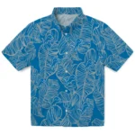 Detroit Lions Hawaiian Shirt – Leaf Outline